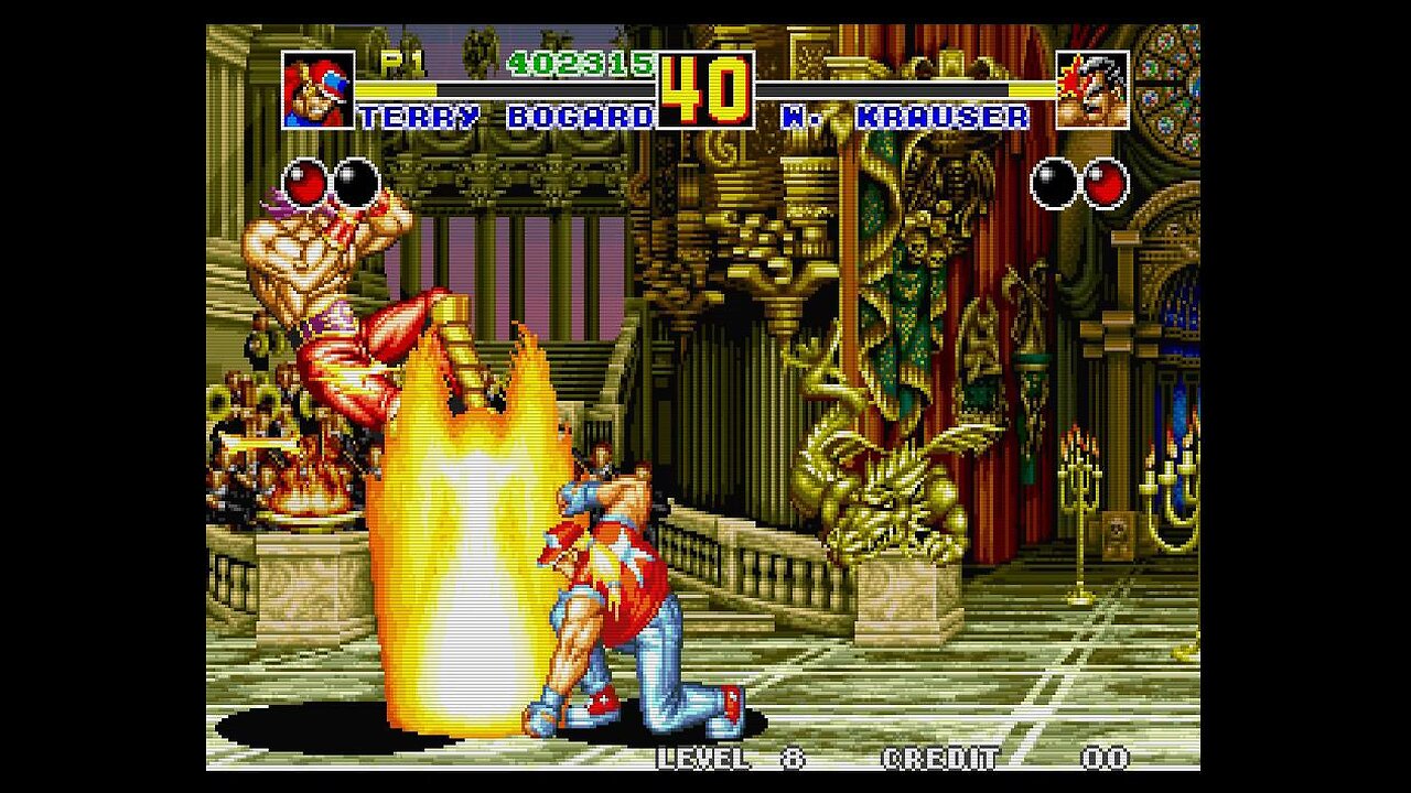 Fatal Fury 2 Terry gameplay (Level 8)