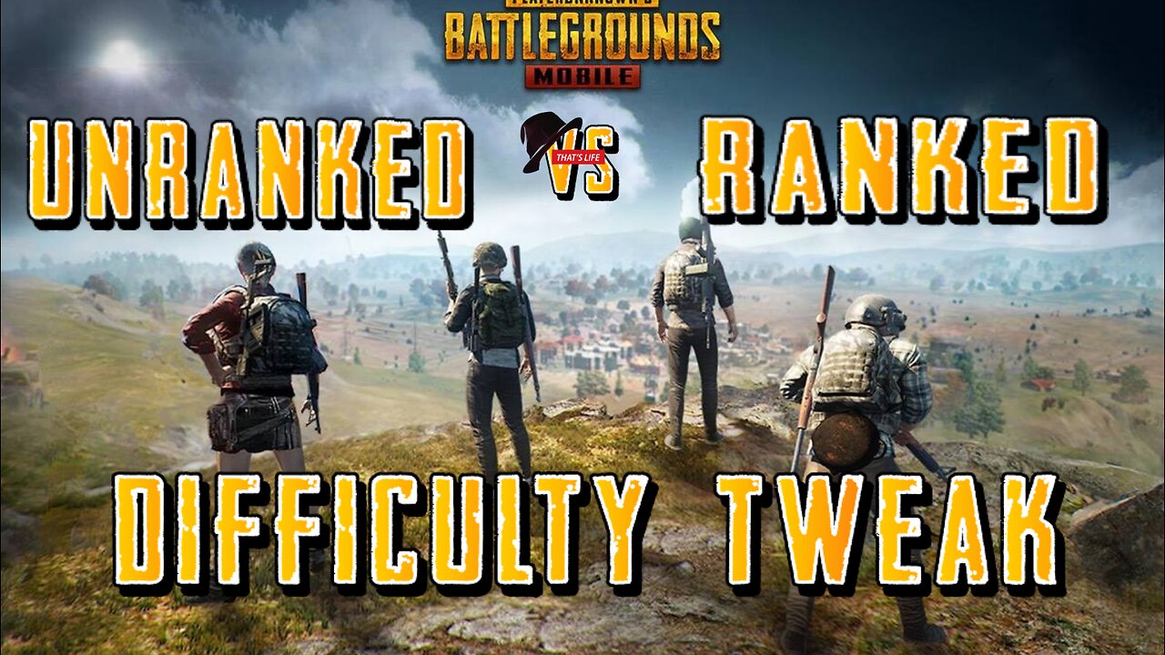 Ranked vs Unranked (Quads) Difficulty Tweak | PUBG Mobile