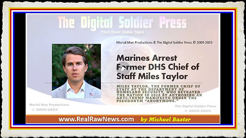 Marines Arrest Former DHS Chief of Staff Miles Taylor