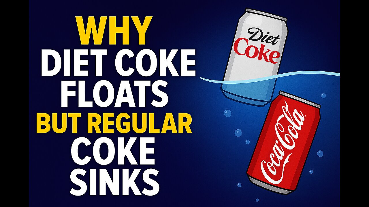 Why Diet Coke Floats But Regular Coke Sinks