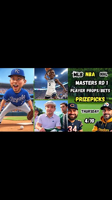 7 BEST MLB Picks Today 4/10/2025 | MLB Props | NBA PROPS | MASTERS RD 1 PRIZEPICKS
