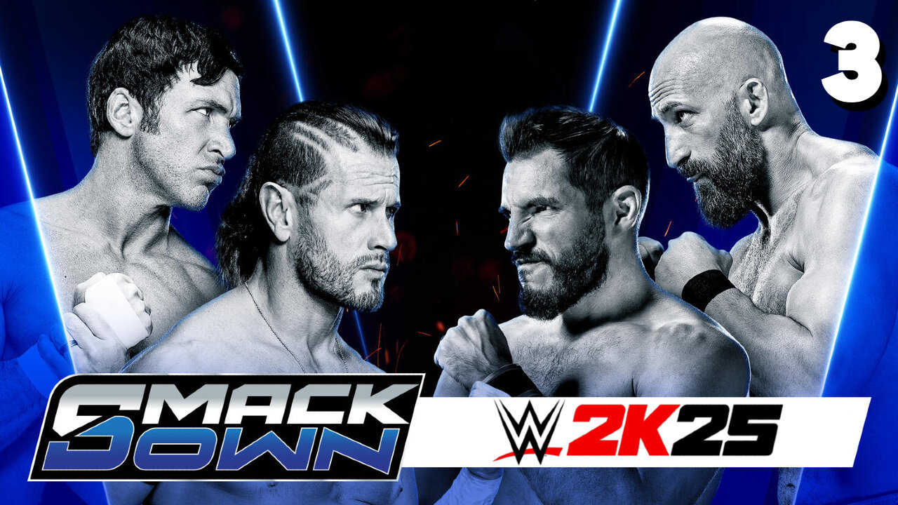 WWE 2K25 Smackdown April 4 - Match 3: MCM go through!