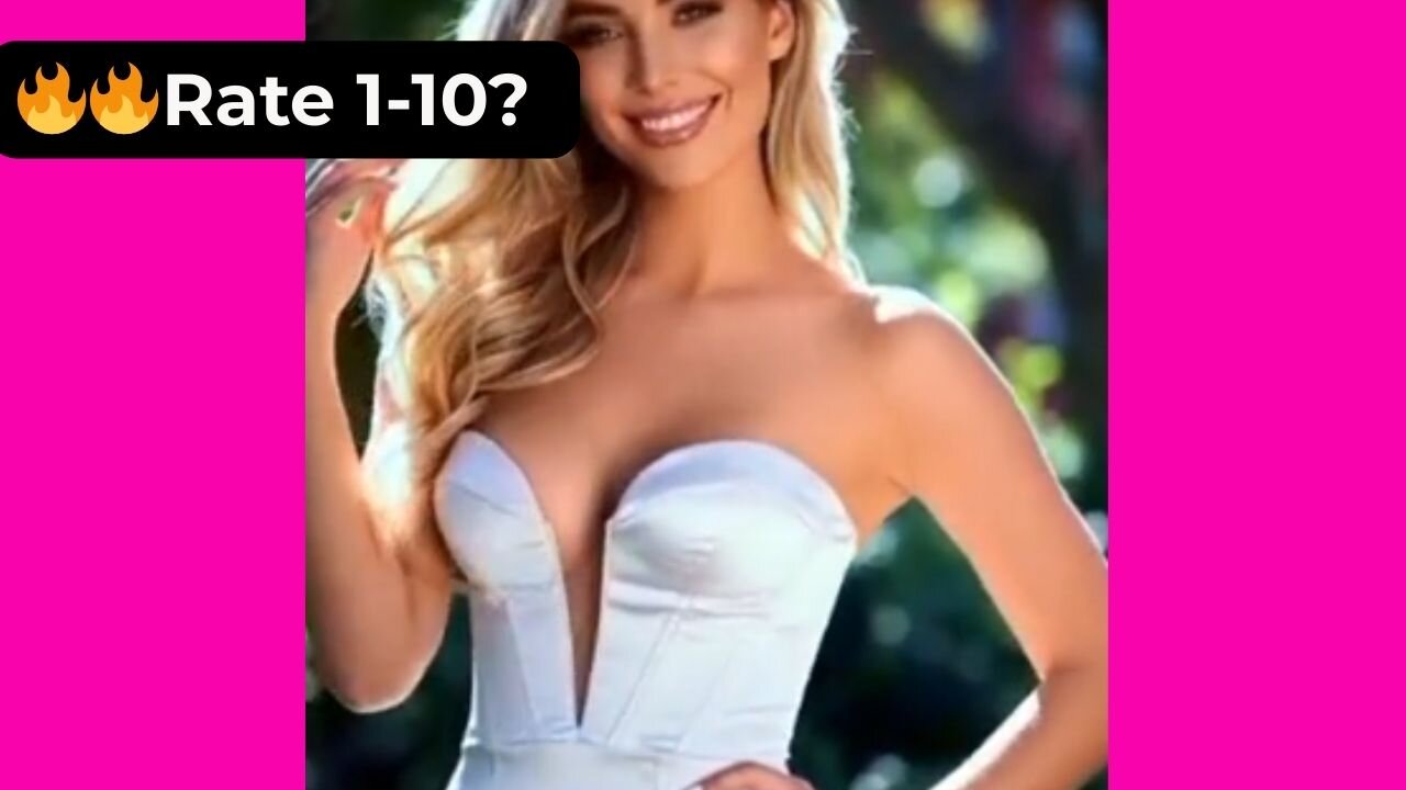 🔥 Rate This White Satin Dress 1-10? | Supermodel Elegance 4K
