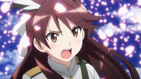 Brave Witches - Takami and Hikari fighting Neuroi
