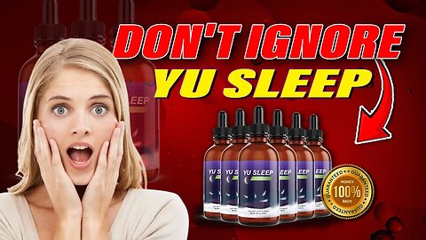 YU SLEEP REVIEWS ((🔴REALLY WORKS??🤔)) NATURAL SLEEP DROPS - MELATONIN FOR SLEEP - YU SLEEP