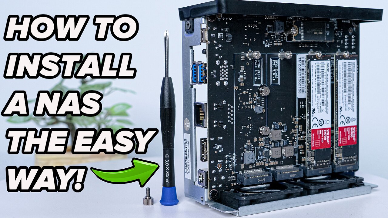 How To Install a NAS The Easy Way! - TERRAMASTER F4 ALL SSD NAS (2025)