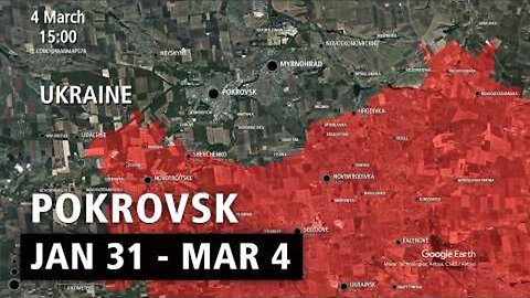 Russian Invasion of Ukraine: Pokrovsk Offensive - Every Day [Jan 31 to Mar 4 2025]