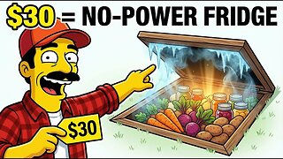 The $30 Root Cellar That Keeps Food Fresh for Months (super easy build) (Video)