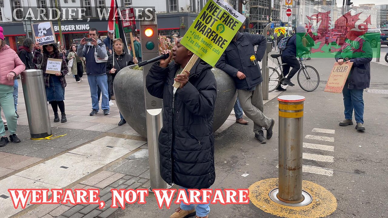 Welfare Not Warfare, Cardiff South Wales