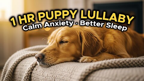 Dog Sleep Music – 1 Hour Puppy Lullaby Piano for Anxiety Relief