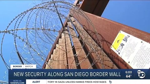 San Diego ABC News Affiliate Laments Wall With Razor Wire Is Drastically Cutting Border Crossings