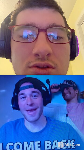 My reaction to mmjoemele #playingminecraft