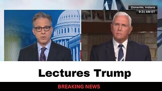 Pence Tries To Lecture Trump Over Putin