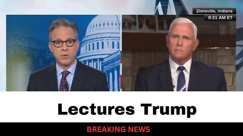 Pence Tries To Lecture Trump Over Putin