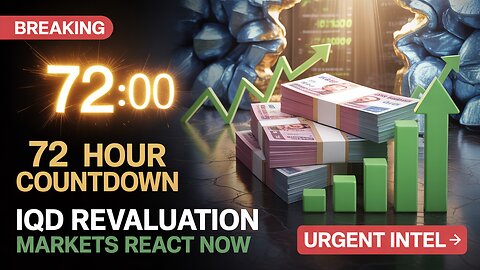 IQD News 🚨 72 Hour Countdown! Iraqi Dinar Revaluation Intel Hits Markets!