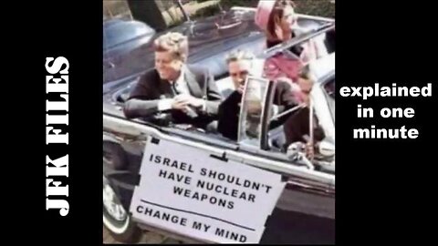 JFK Files EXPLAINED IN ONE MINUTE !!!