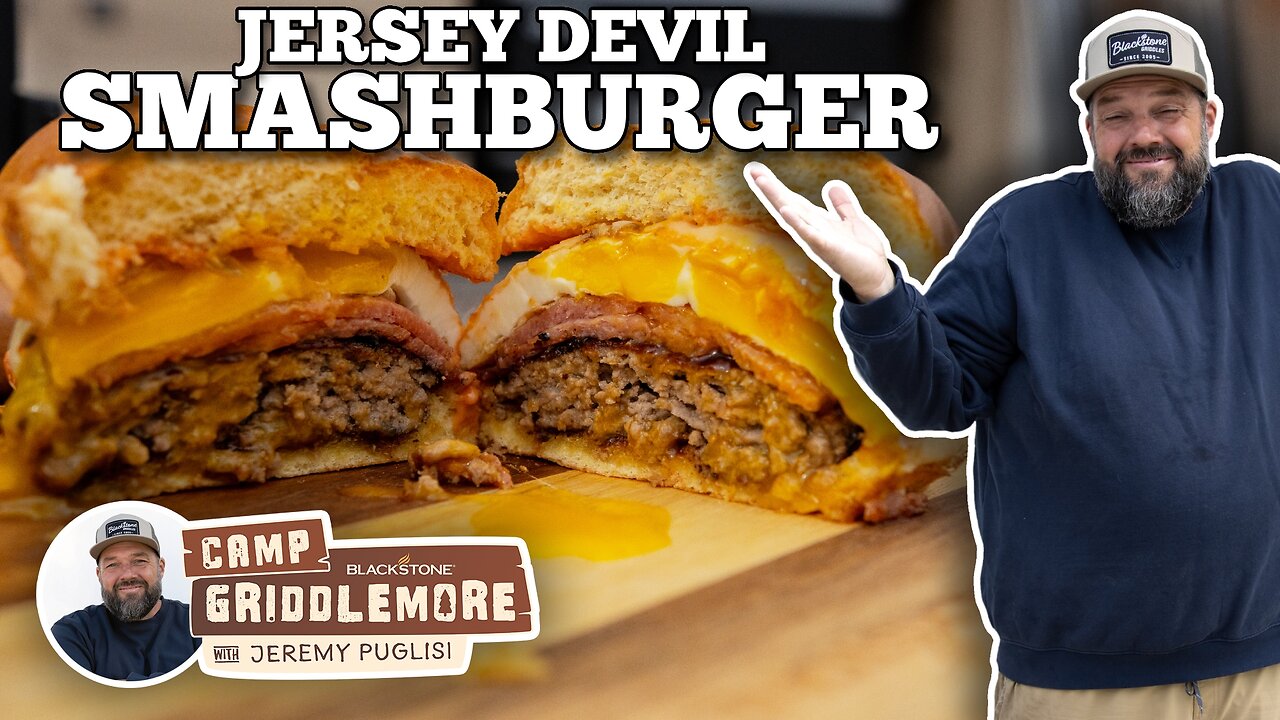 Jeremy's Jersey Devil Smashburger on the Blackstone Griddle