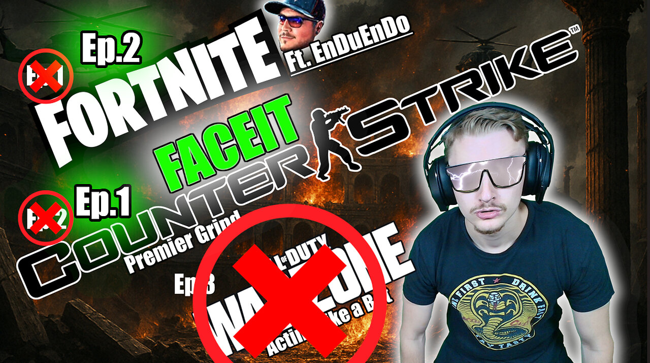 DRAGOON - PLAYS - FACEIT RANKED CS2 - FORTNITE FT. EnDuEnDo