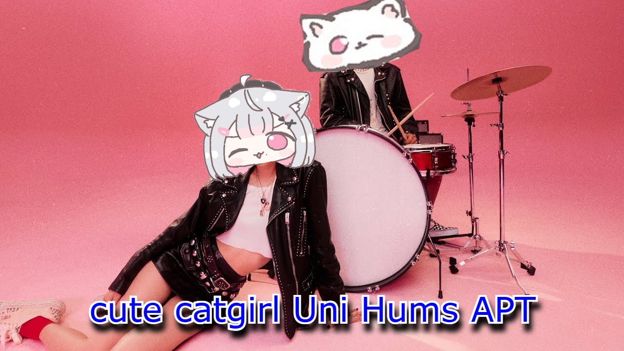 vtuber Uni Kokoro Hums ROSÉ & Bruno Mars - APT - and I think its cute