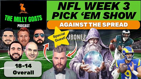 NFL Week 3 Pick 'em Contest Conquest Show, with Special Guest - JBonez