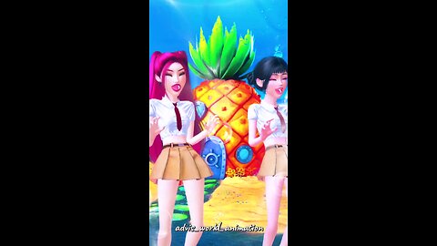 SPONGEBOB 🧽 CHALLENGE — HUNTRIX MIRA & ZOEY 😆