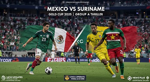 Mexico vs Suriname | CONCACAF Gold Cup 2025 | Live Updates & Final Score