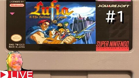 Lufia playthrough Live part #1 (Livestream)