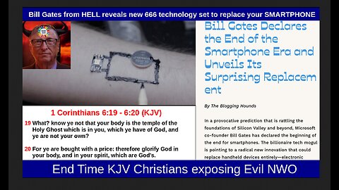 Bill Gates from HELL reveals new 666 technology set to replace your SMARTPHONE