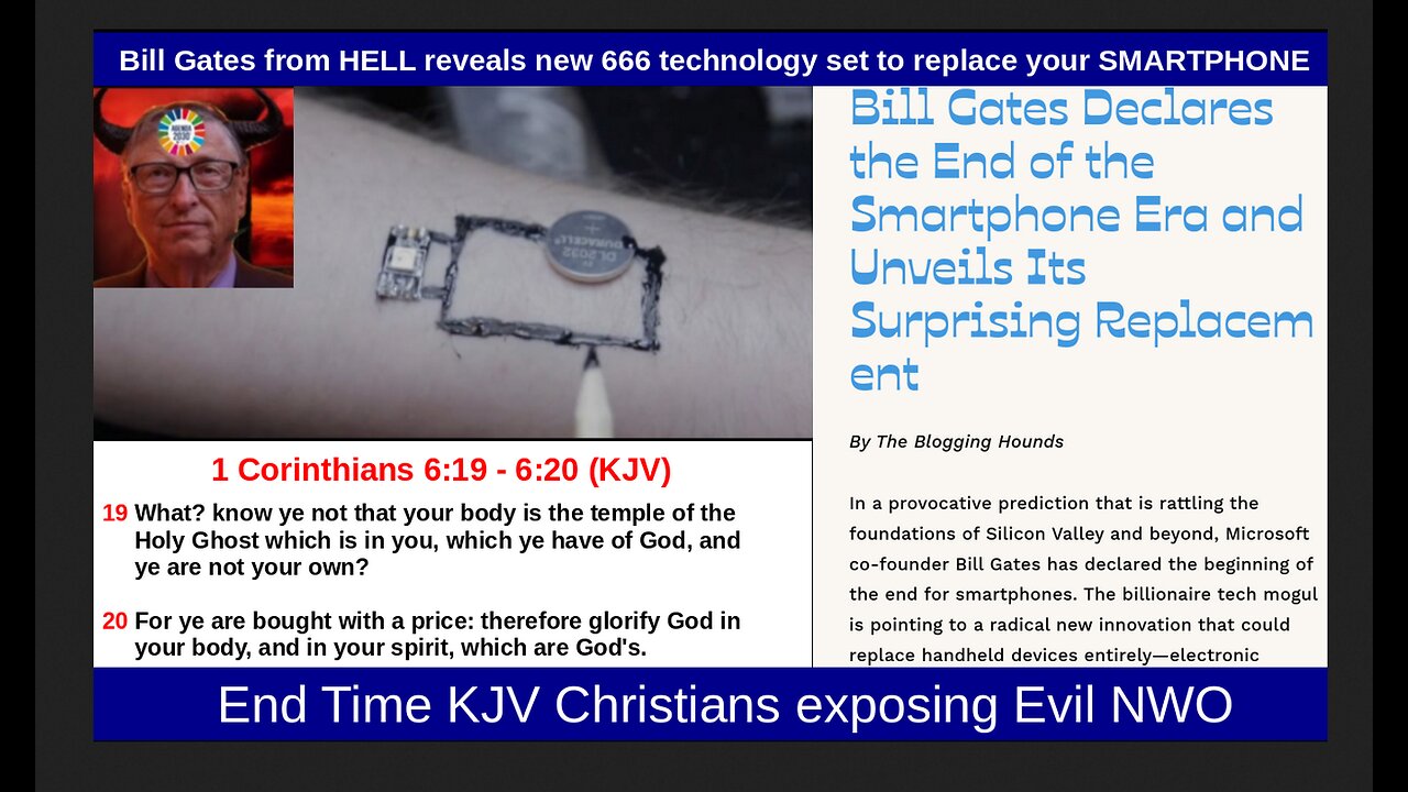Bill Gates from HELL reveals new 666 technology set to replace your SMARTPHONE