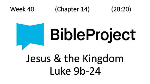 2025-10-15 Bible in a Year - Week 40 - Luke 10-24
