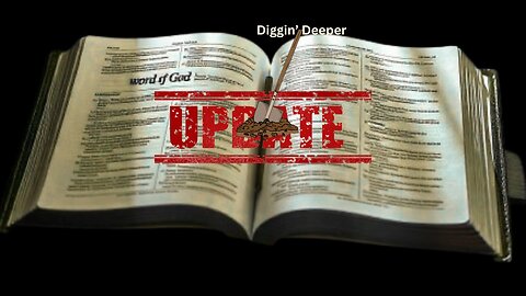 Diggin' Deeper Ministry Update