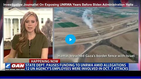 "Investigative Journalist's Expose on UNRWA before Hamas Collusion"