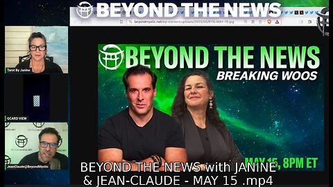 BEYOND THE NEWS with JANINE & JEAN-CLAUDE - MAY 15