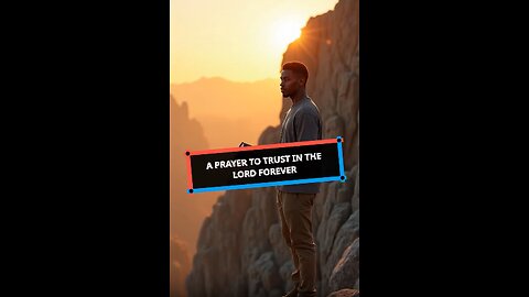 A Prayer to Trust in the Lord Forever