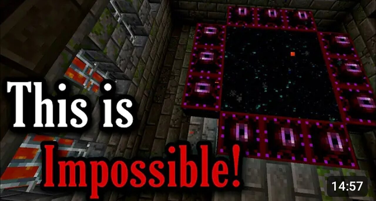 If you find end portal in neather don't enter (minecraft)