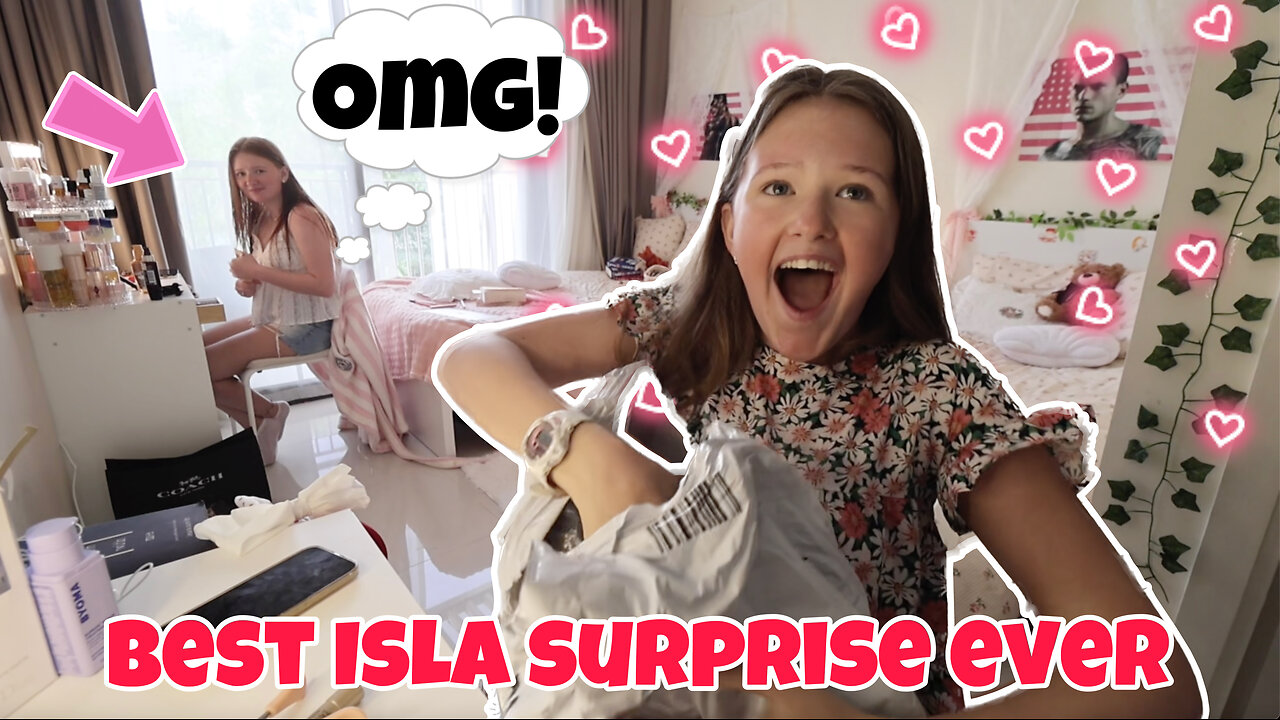 THE BEST ISLA SURPRISE EVER! (HER REACTION WAS EVERYTHING!)