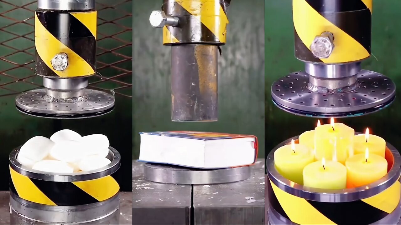 #Hydraulic_Piston_vs_Big_Book_ASMR😍🔥