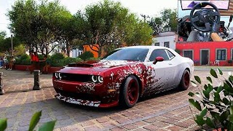 Dodge Demon - Forza Horizon 5 | Thrustmaster TX gameplay
