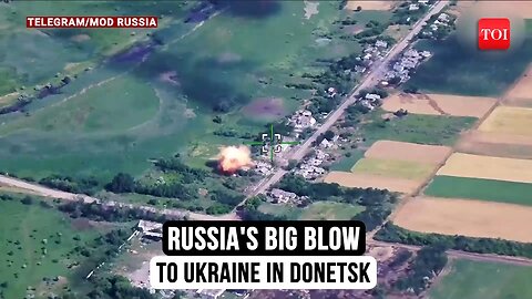 Putin’s Army ‘BLOWS UP’ Donetsk Command Post, Video Of Spiralling Fire Goes Viral