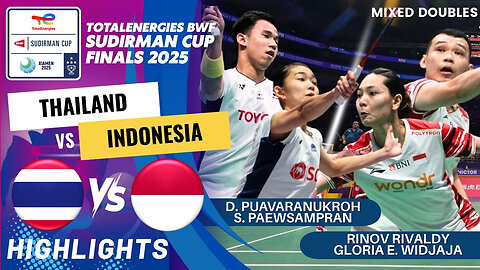 Puavaranukroh/Paewsampran (THA) vs Rivaldy/Widjaja (INA) - QF | BWF Sudirman Cup Finals 2025