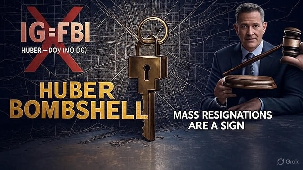 HUBER BOMBSHELL: The DOJ/FBI Takedown Plan They TRIED To Hide - Mass Resignations Are A SIGN
