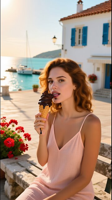 Il gelato che l'ha abbracciata... TROPPO FORTE! 😂