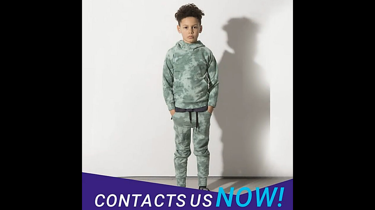 Oem Fashion Tie Dye French Terry Sweatshirt Baby Kids Boy Clothi