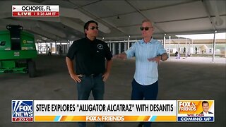 Gov DeSantis Goes Inside Alligator Alcatraz