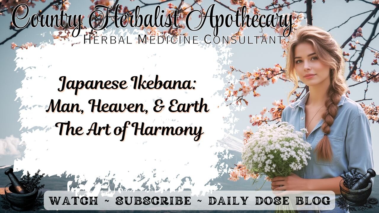 Japanese Ikebana: Man, Heaven, and Earth – The Art of Harmony