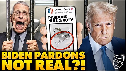 🚨DC In PANIC- Trump Declares Biden Pardons VOID, Will Prosecute Dr. Fauci & J6 Committee Criminals.