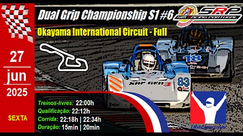 🇵🇹 [iRacing Live] 🇵🇹 Dual Grip Championship S1 @ Okayama International Circuit - Full