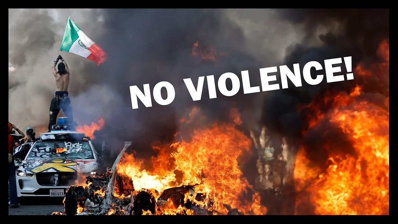 New Leftist Talking Point: There's NO VIOLENCE!