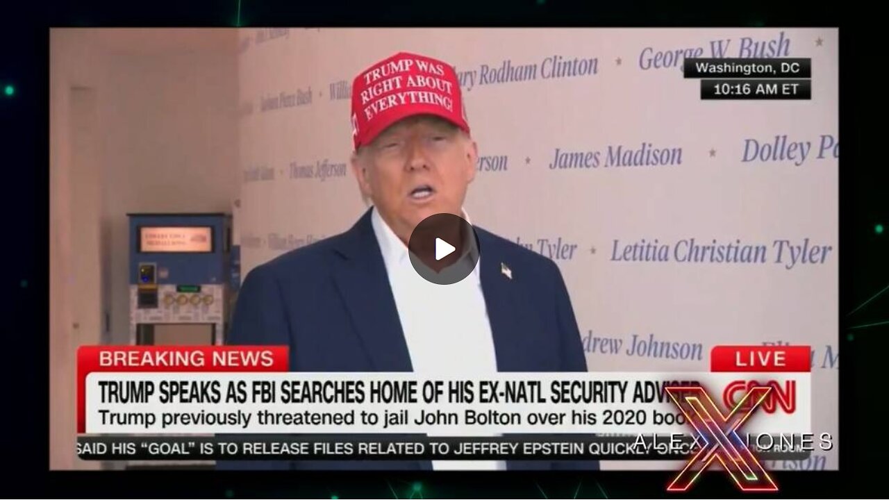 BREAKING VIDEO: Trump Calls Out John Bolton After He Finds Out The FBI Raided His House This Morning