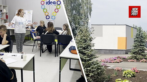 NY Post reporter Caitlin Doornbos takes an inside look at an underground school in Ukraine